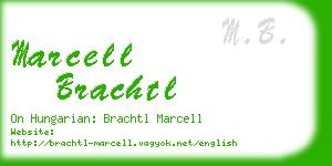 marcell brachtl business card